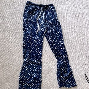 Poka dot pajama pants